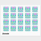 HILARY ~ PASTEL PERFECTIE ~ VIERKANTE STICKER (Vel)