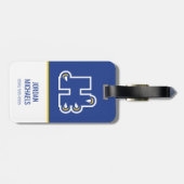 Hilbert College H Bagagelabel (Achterkant horizontaal)