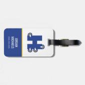 Hilbert College H Bagagelabel (Achterkant horizontaal)