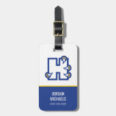 Hilbert College H Bagagelabel (Voorkant verticaal)