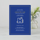 Hilbert College H Folie Uitnodiging (Staand Voorkant)
