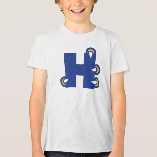 Hilbert College H Tri-Blend Shirt (Voorkant)