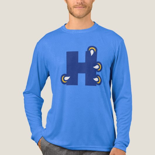 Hilbert College H Tri-Blend Shirt (Voorkant volledig)