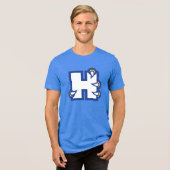 Hilbert College H Tri-Blend Shirt (Voorkant volledig)