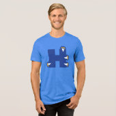 Hilbert College H Tri-Blend Shirt (Voorkant volledig)