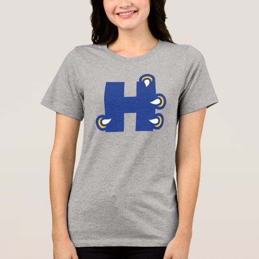 Hilbert College H Tri-Blend Shirt (Voorkant)