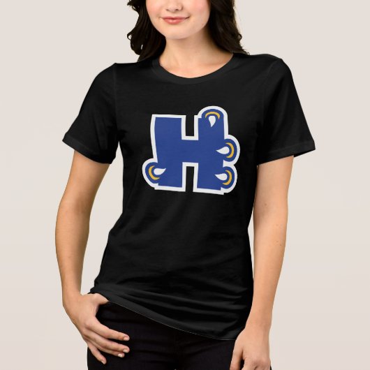 Hilbert College H Tri-Blend Shirt (Voorkant)