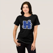 Hilbert College H Tri-Blend Shirt (Voorkant volledig)