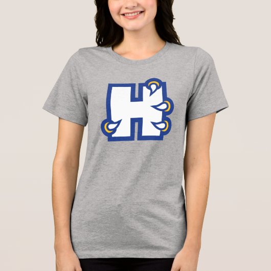 Hilbert College H Tri-Blend Shirt (Voorkant)