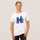 Hilbert College H Tri-Blend Shirt (Voorkant volledig)
