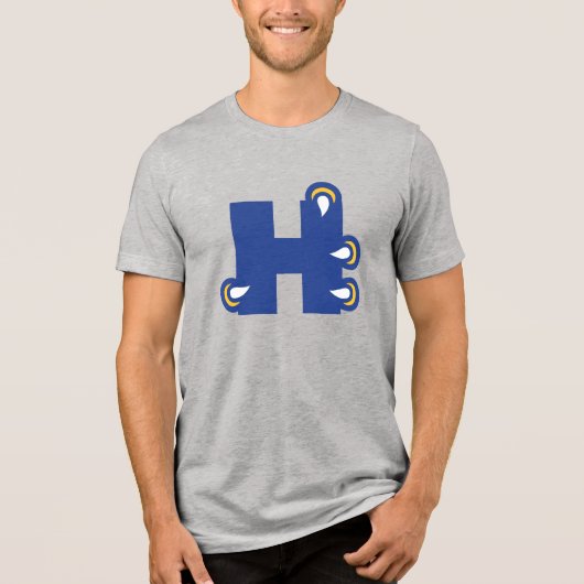 Hilbert College H Tri-Blend Shirt (Voorkant)