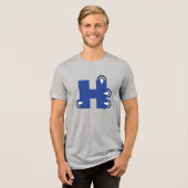 Hilbert College H Tri-Blend Shirt (Voorkant volledig)