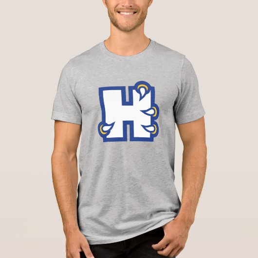 Hilbert College H Tri-Blend Shirt (Voorkant)