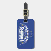 Hilbert College Hawks Bagagelabel (Voorkant verticaal)