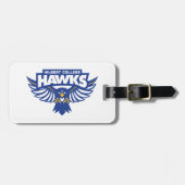 Hilbert College Hawks Bagagelabel (Voorkant horizontaal)