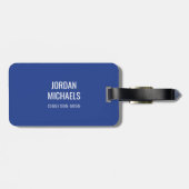 Hilbert College Hawks Bagagelabel (Achterkant horizontaal)