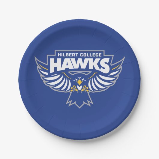 Hilbert College Hawks Papieren Bordje (Voorkant)