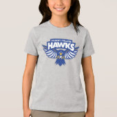 Hilbert College Hawks Tri-Blend Shirt (Voorkant)