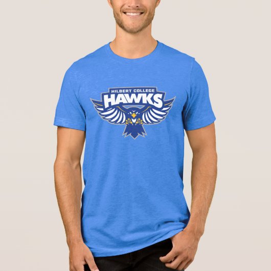 Hilbert College Hawks Tri-Blend Shirt (Voorkant)