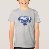 Hilbert College Hawks Tri-Blend Shirt (Voorkant)