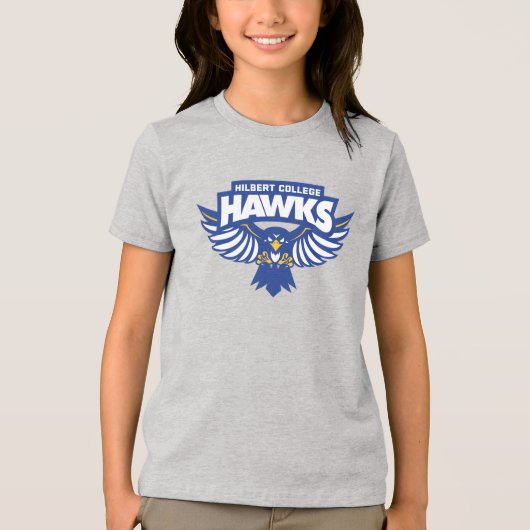Hilbert College Hawks Tri-Blend Shirt (Voorkant)