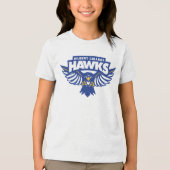 Hilbert College Hawks Tri-Blend Shirt (Voorkant)