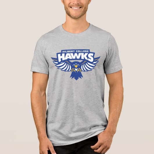 Hilbert College Hawks Tri-Blend Shirt (Voorkant)