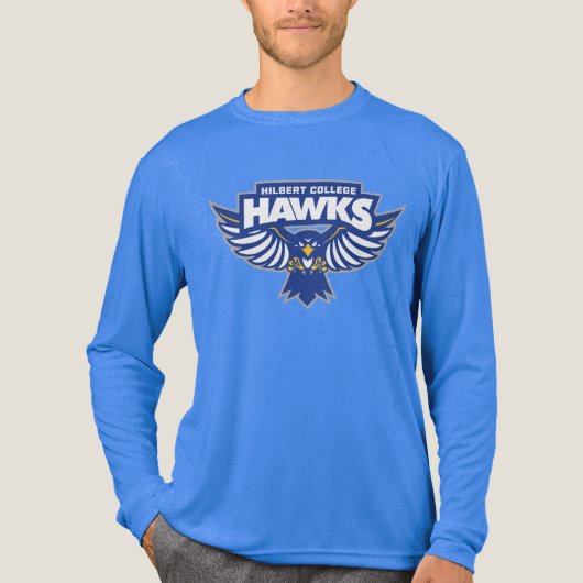 Hilbert College Hawks Tri-Blend Shirt (Voorkant volledig)