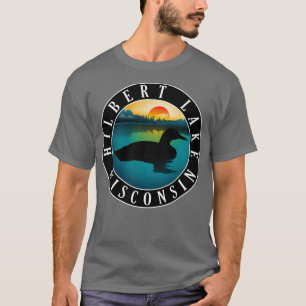 Hilbert Lake Wisconsin Loon T-shirt