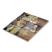 Hilda Collage Cowham  illustratie | Tegeltje (Zijkant)