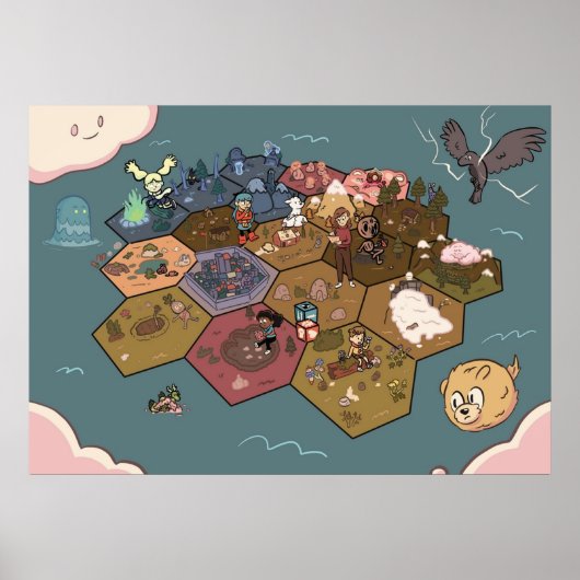 Hilda Dragon Panic Poster (Voorkant)