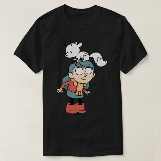 Hilda en Twig Hilda Sticker.png T-shirt (Design voorkant)