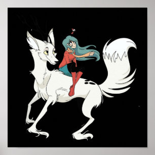 Hilda en Twij a Featured cadeau voor een liefhebbe Poster