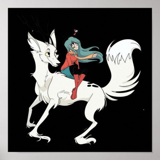 Hilda en Twij a Featured cadeau voor een liefhebbe Poster (Voorkant)