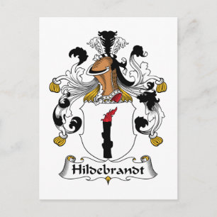 Hildebrandt Family Crest Briefkaart