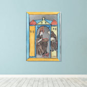 Hildegard of Bingen Canvas Afdruk (Insitu (Houten vloer))