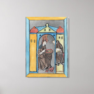 Hildegard of Bingen Canvas Afdruk