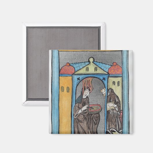 Hildegard of Bingen Magneet (Voorkant / Achterkant)