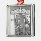 Hildegard of Bingen Metalen Ornament (Links)
