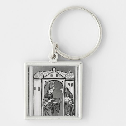 Hildegard of Bingen Sleutelhanger (Voorkant)