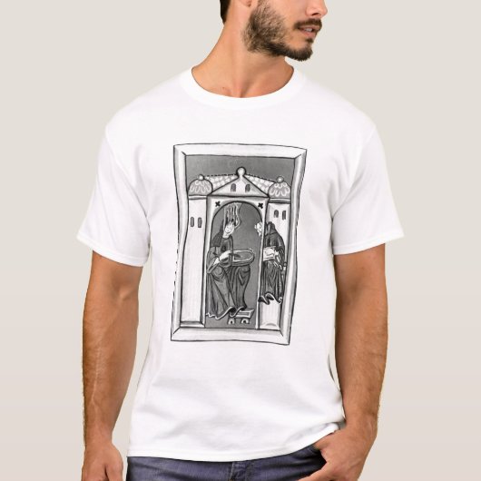 Hildegard of Bingen T-shirt (Voorkant)