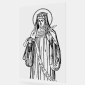 Hildegard van Bingen Kerkleraar Acryl Bord (Hoek)