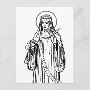 Hildegard van Bingen Kerkleraar Briefkaart