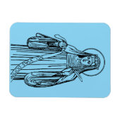Hildegard van Bingen Kerkleraar Magneet (Horizontaal)