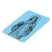 Hildegard van Bingen Kerkleraar Magneet (Linkerzijde)