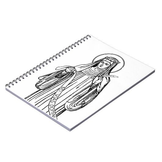 Hildegard van Bingen Kerkleraar Notitieboek (Linkerzijde)