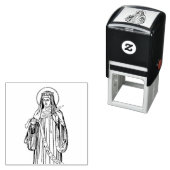 Hildegard van Bingen Kerkleraar Zelfinktende Stempel (In situ)
