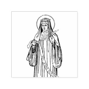 Hildegard van Bingen Kerkleraar Zelfinktende Stempel