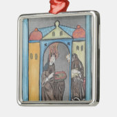Hildegard van Bingen Metalen Ornament (Links)