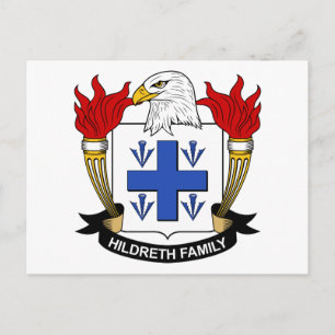 Hildreth Family Crest Briefkaart
